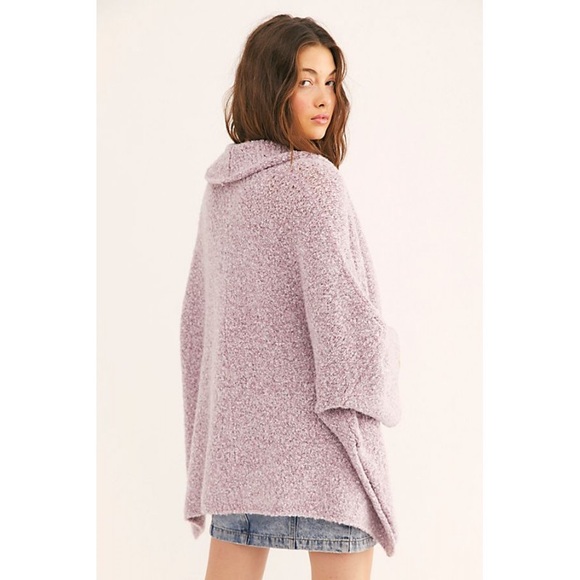 FREE PEOPLE BFF Cardigan NWT Size XS Soft Purple - Picture 4 of 5